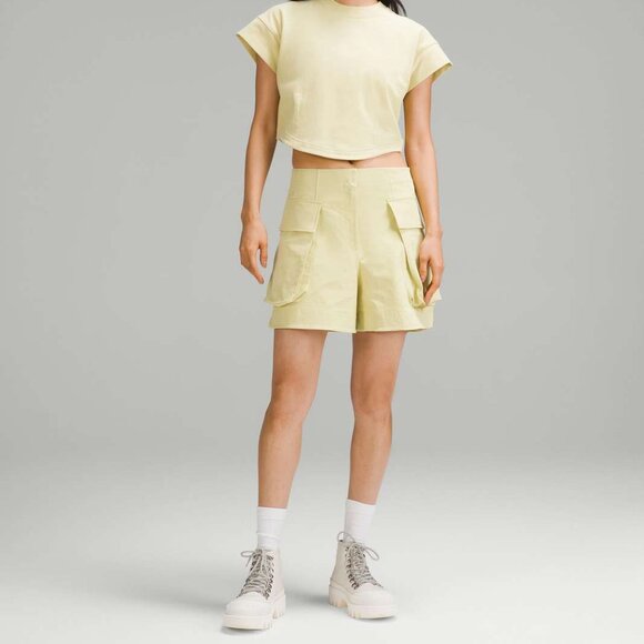 Lululemon Relaxed-Fit Super-High-Rise Cargo Short 4" - Picture 6 of 15